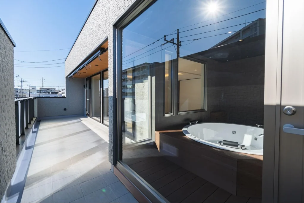 高級住宅のジャグジー