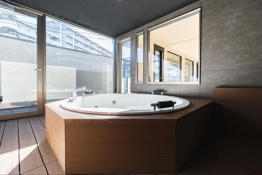 高級住宅のジャグジー